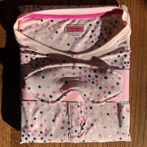 Kate Spade Pink Pajama Set w/ Sleep Mask